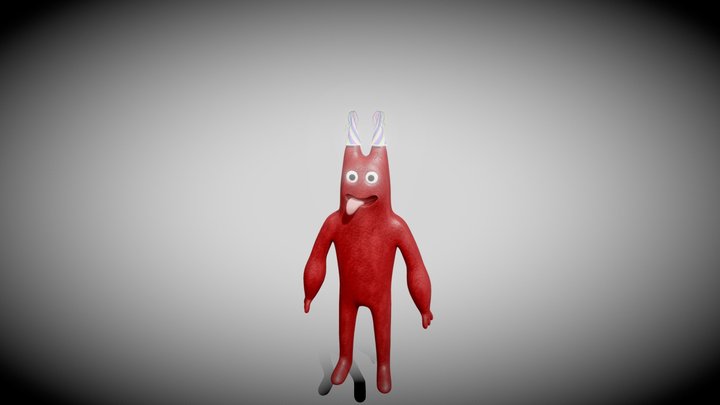 Optimized and Re-Textured BanBan 3D Model