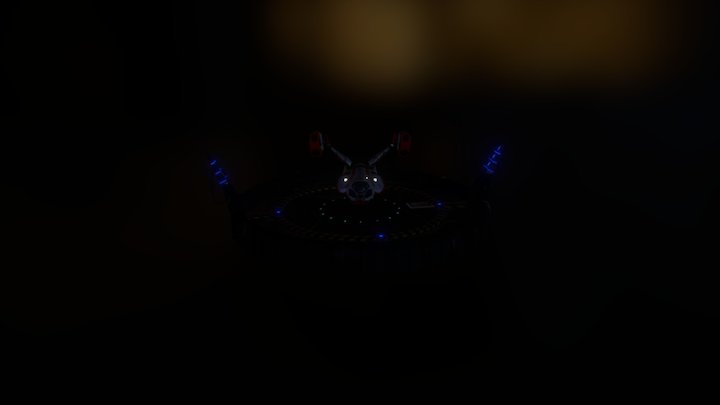 Alienship 3D Model