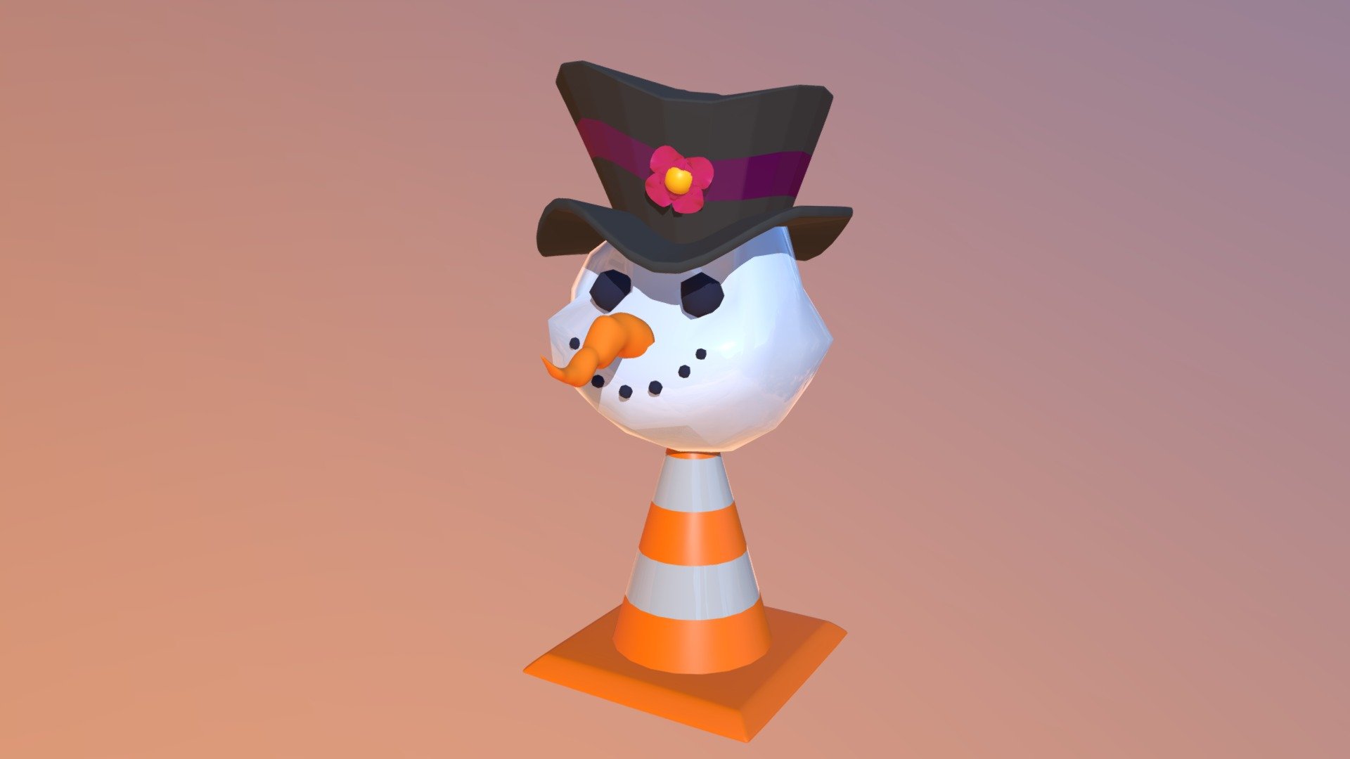 wk5a Snow Cone Man 3D model by aappezza [3b53583] Sketchfab