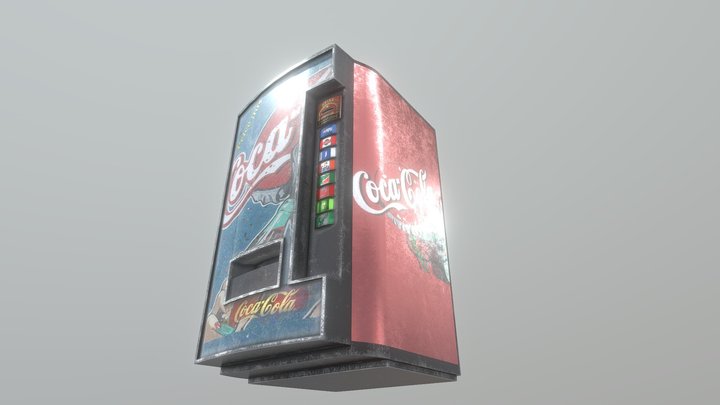 Cold drink can dispenser 3D Model