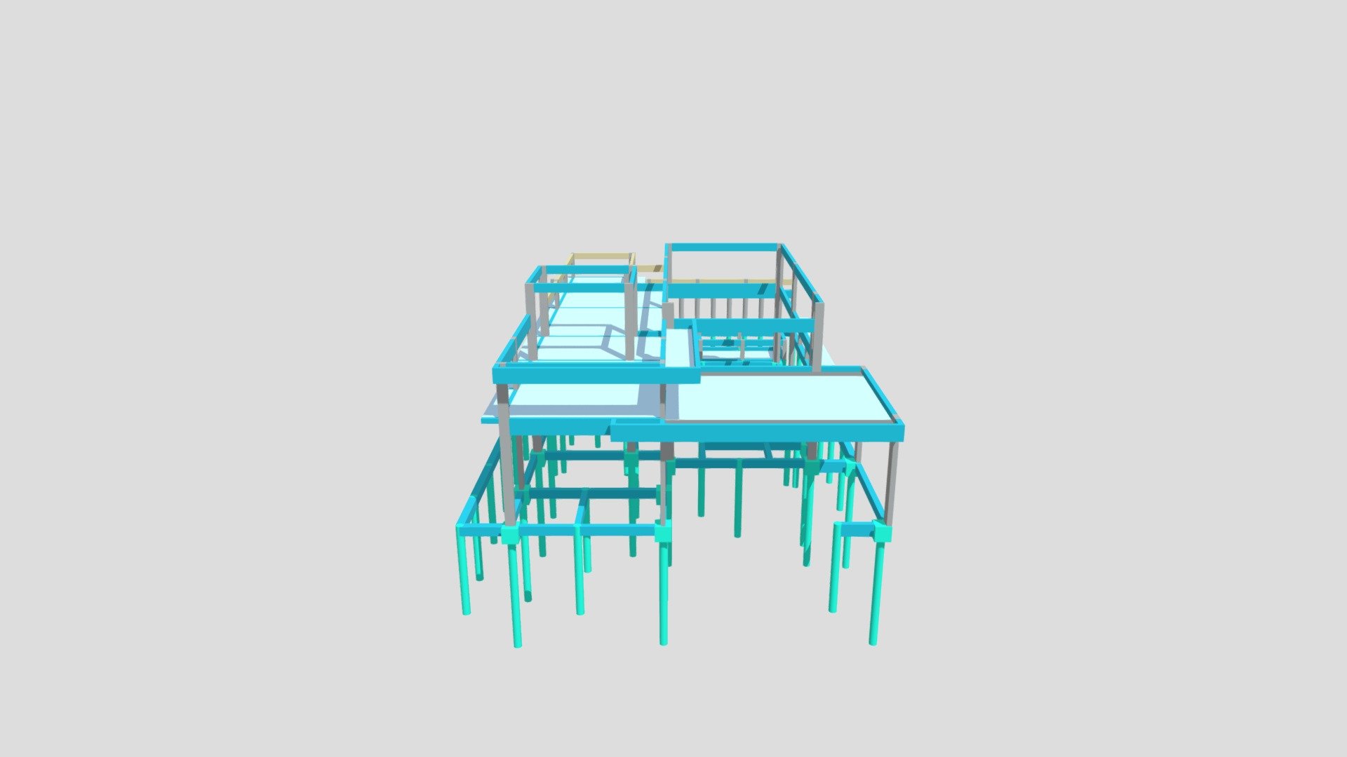 MOD_3D_EDIFICAÇÃO_RESIDENCIAL_TÉRREA
