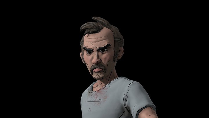 Steven Ogg x Tank Girl 3D Model