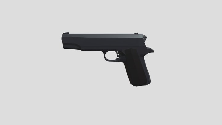 M1911 Tactical 3D Model