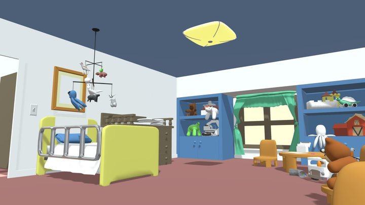 Stewies-bedroom 3D Model