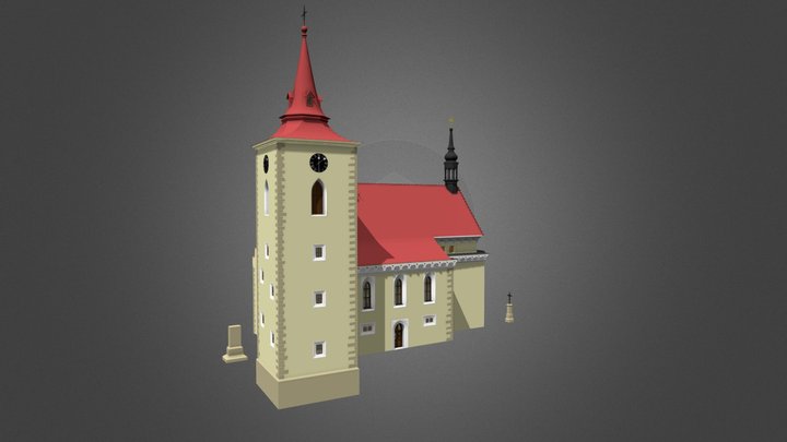 Church - Bakov nad Jizerou 3D Model