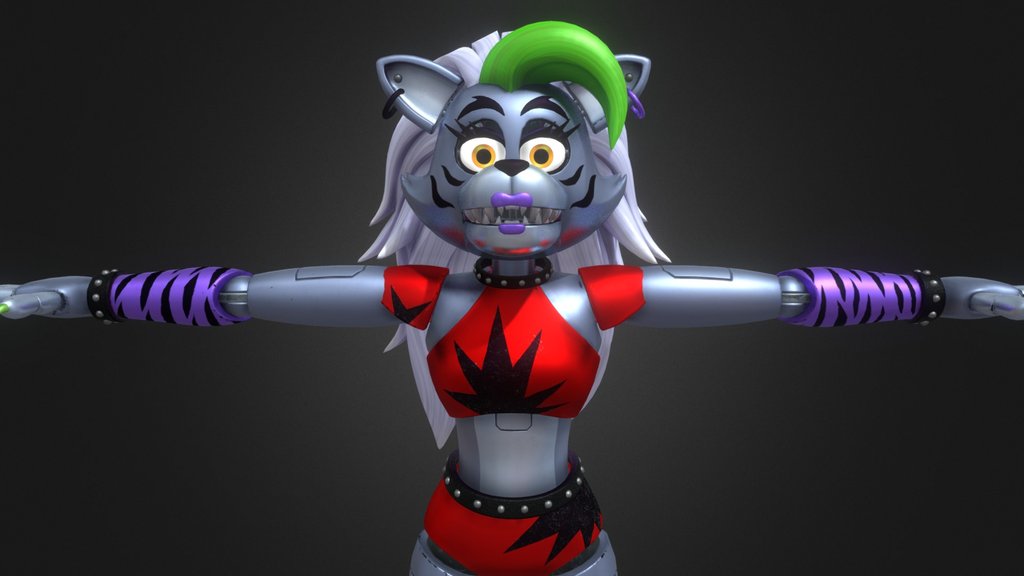 FNAF Security Breach Characters - A 3D model collection by MarshArt -  Sketchfab