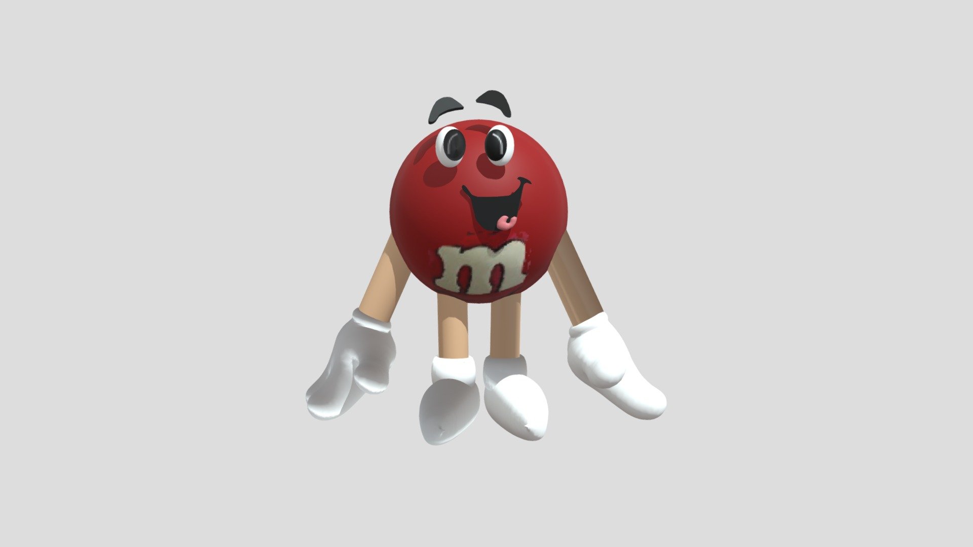Classic Red M&M - Download Free 3D model by mohd.akmal.mahyudin ...