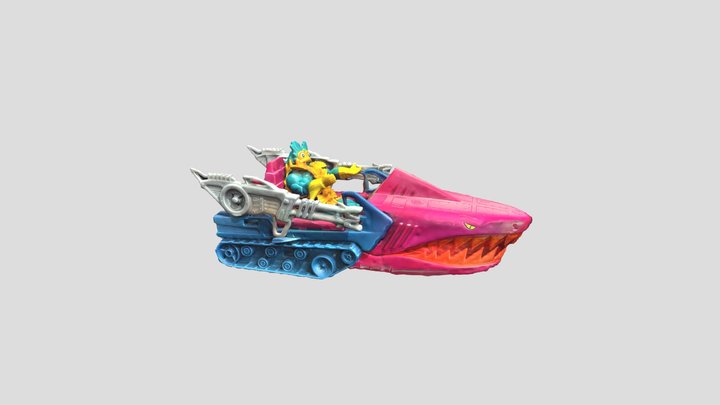 Merman in Landshark 3D Model