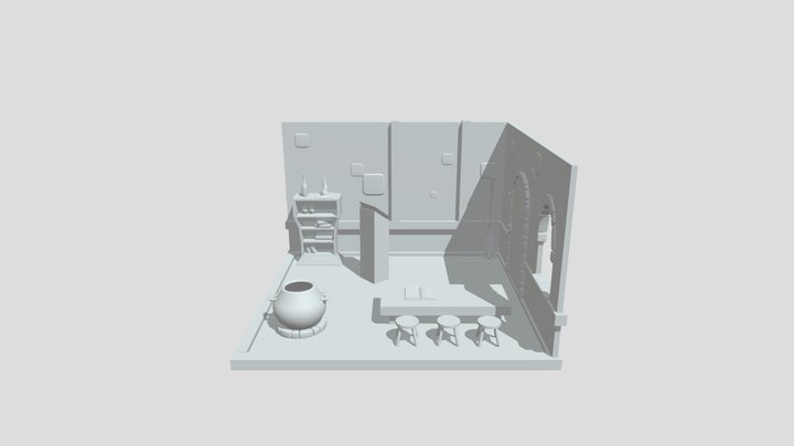 Layout Environment 3D Model