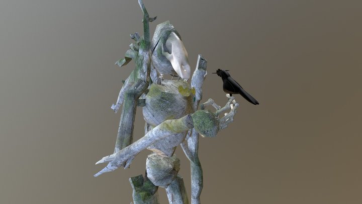Swamp Creature 3D Model