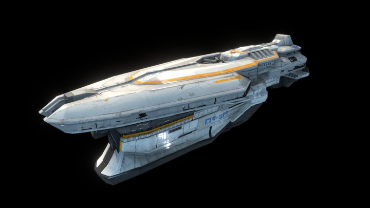 MOLOCH - Defence type Mothership 3D Model