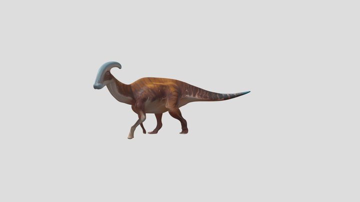 Parasaurolophus Walkeri 3D Model