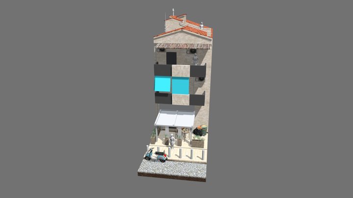 Napels - WIP Rowhomes 3D Model