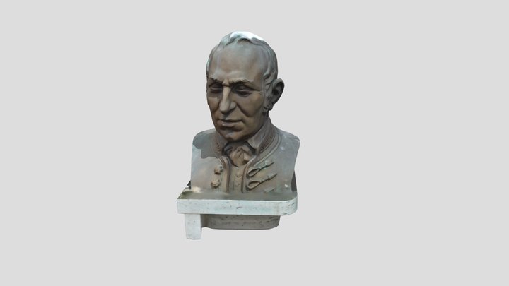Jonáš Záborský, busta 3D Model