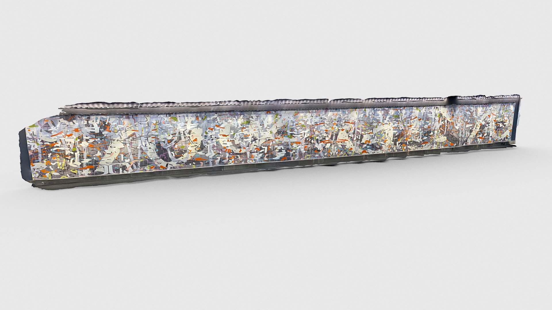 Mural at SFO airport — Sketchfab embed 3D viewer