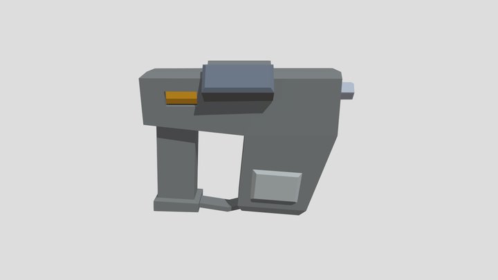 Gauss Gun 3D Model