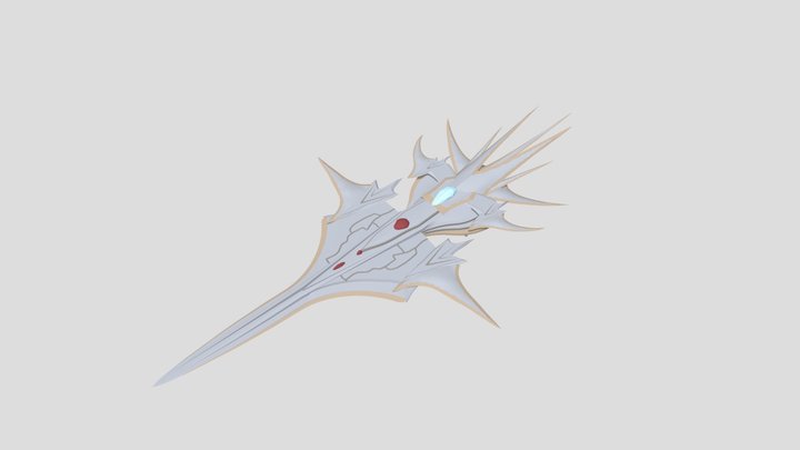 Sword Ship 3D Model