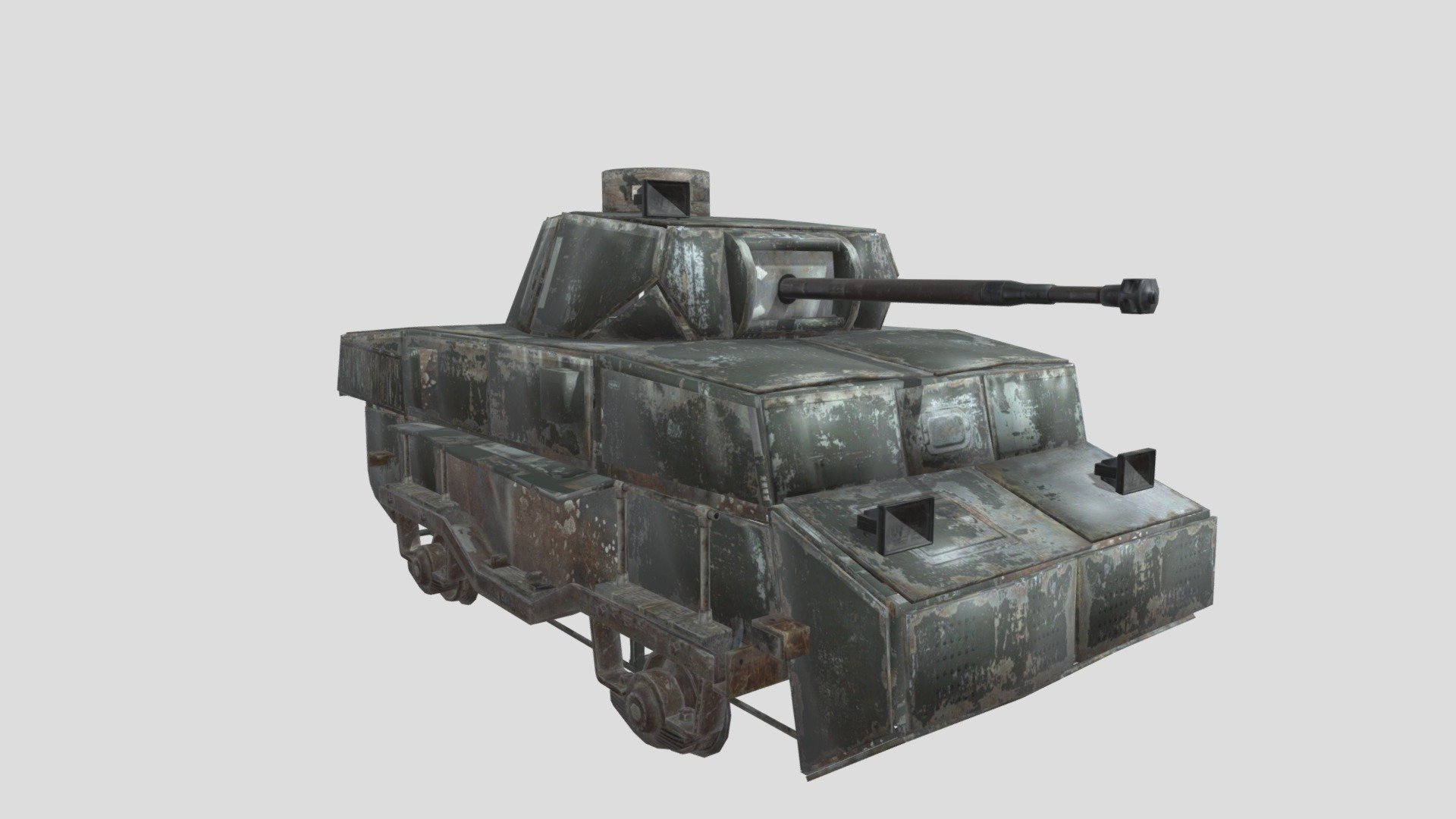 Metro 2033 Panzer Train Car - Download Free 3D model by Leafia dev ...