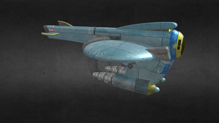 Rainhawk-class transport 3D Model