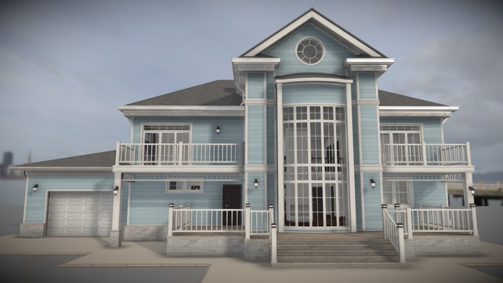 Living house 01 3D Model