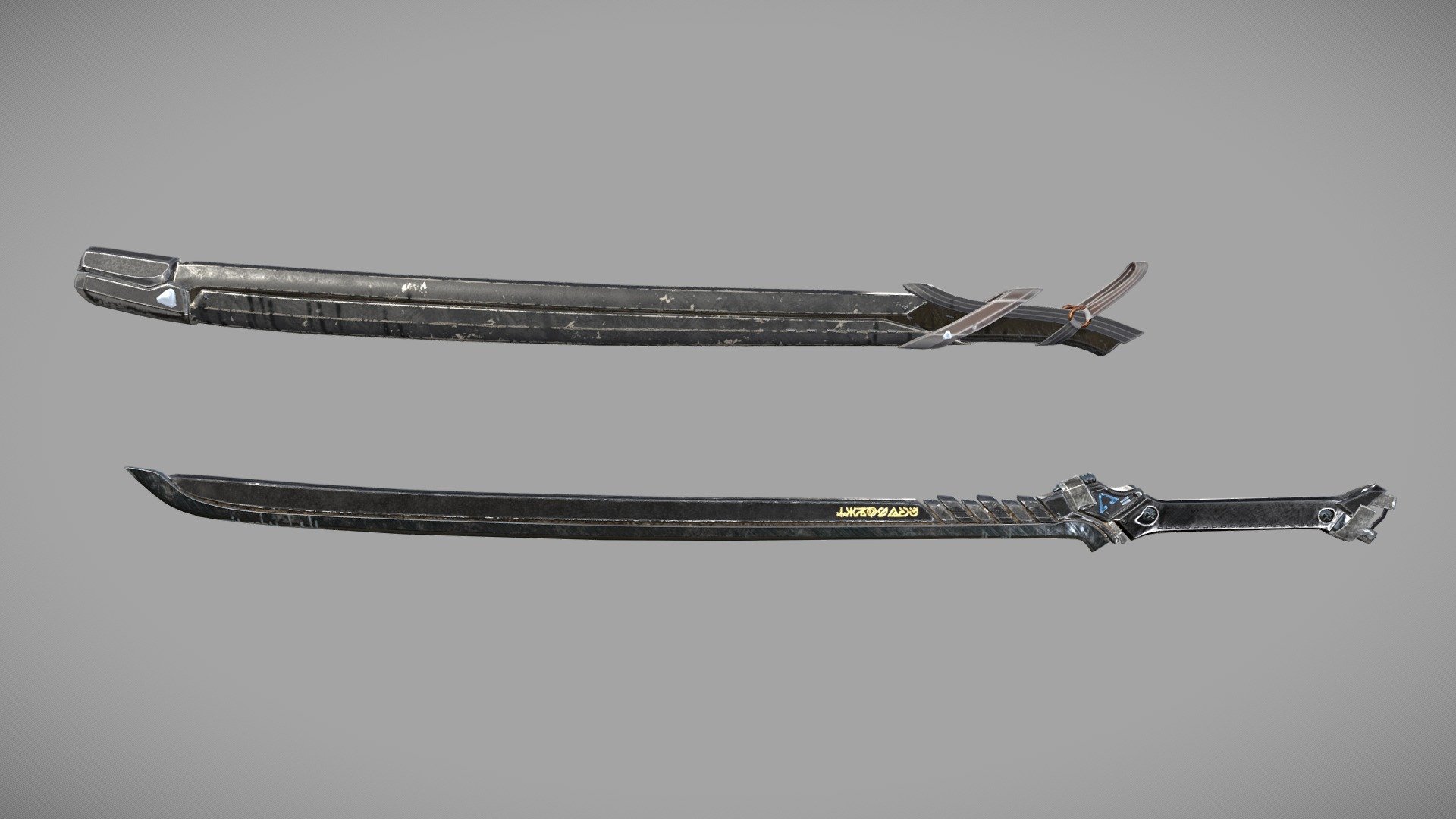 Dark Long Blade - Remake - Buy Royalty Free 3D model by Lokomotto ...