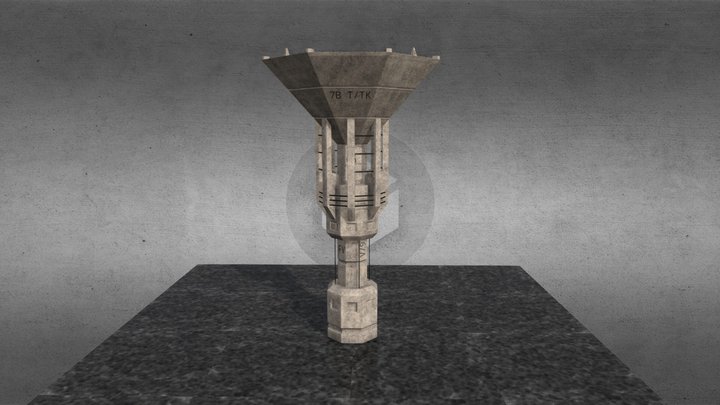 Comms Tower 3D Model