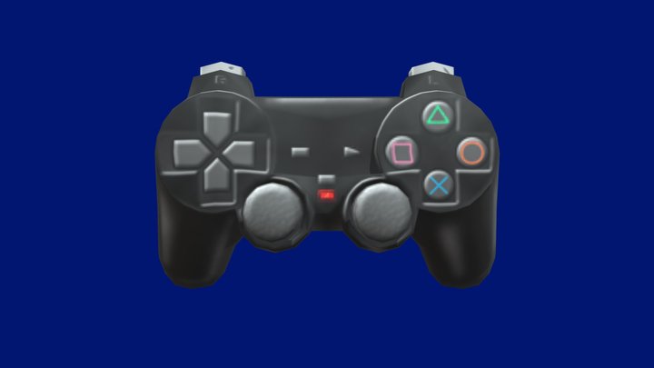 PS2 Controller 3D Model
