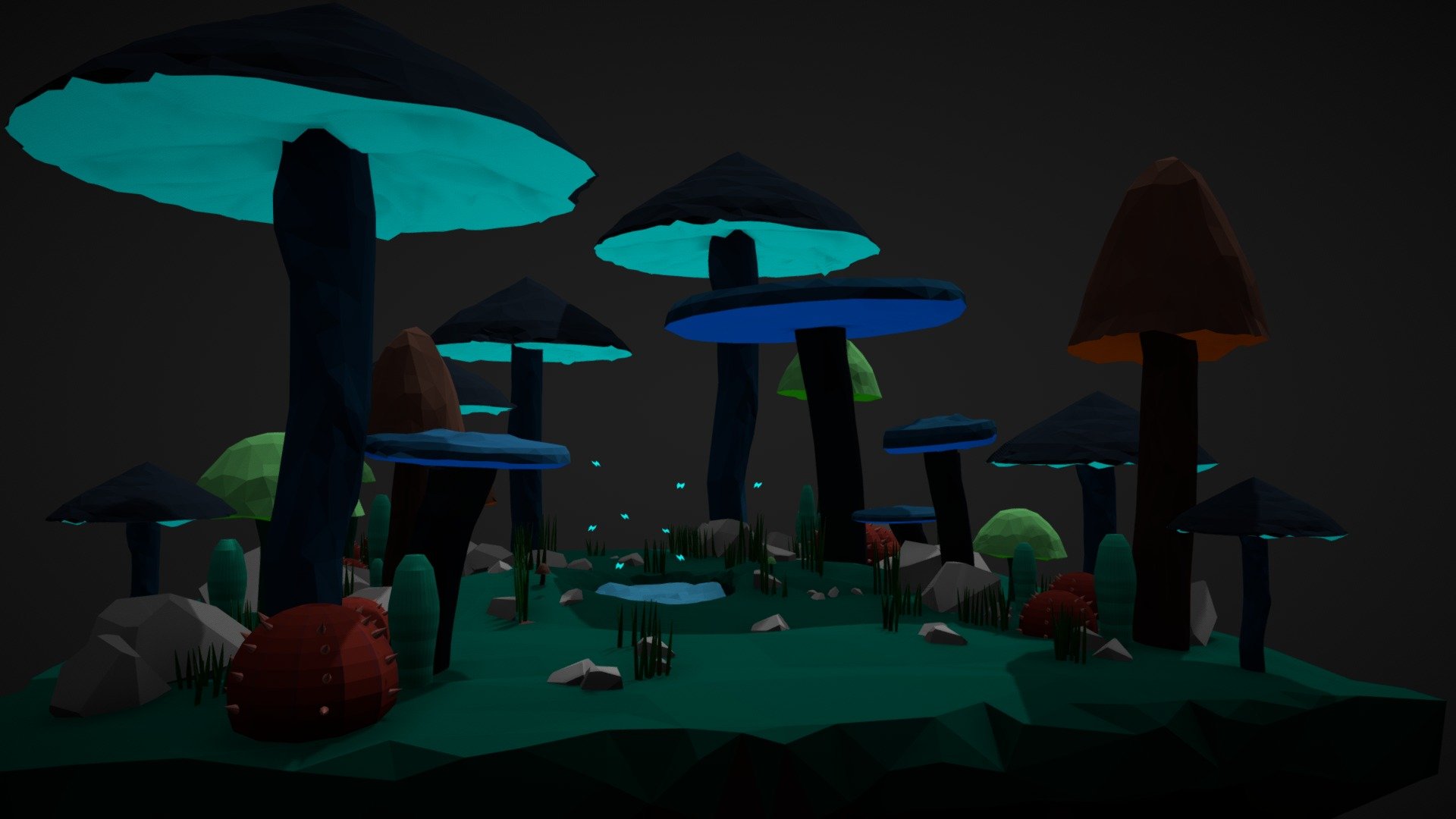 Mushroom Scene Lowpoly Download Free 3d Model By Christopher Campos Christopher66665 Mushroom Scene Lowpoly Download Free 3d Model By Christopher Campos Christopher66665