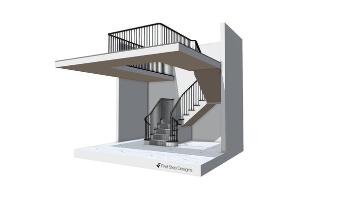 Turner Staircase Design 3D Model