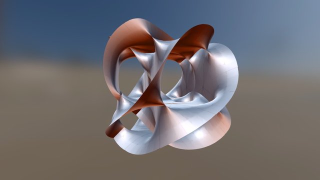 Calabi-Yau Surface 3D Model