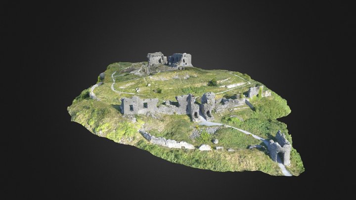 Dunamase Castle Overall 3D Model
