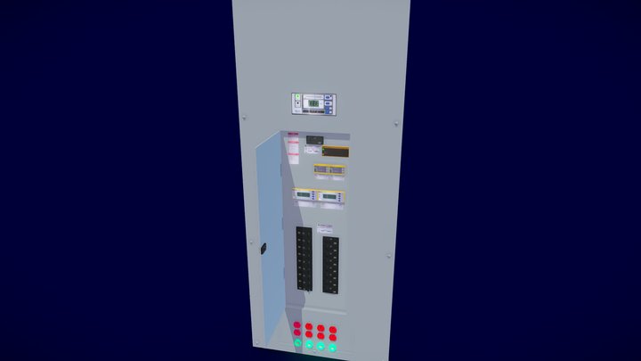 Tablero de Aislamiento 3D Model