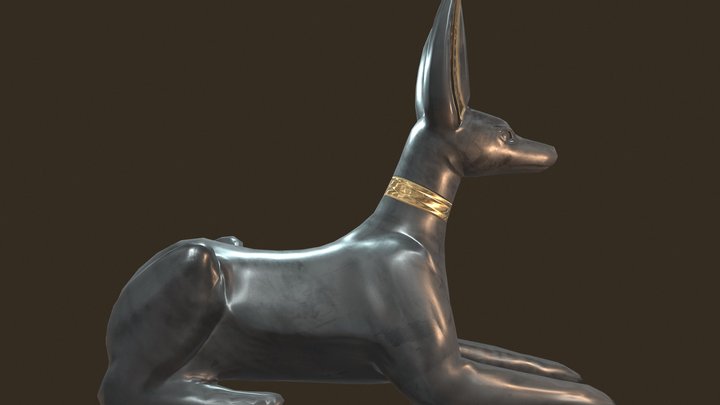 Anubis Dog 3D Model