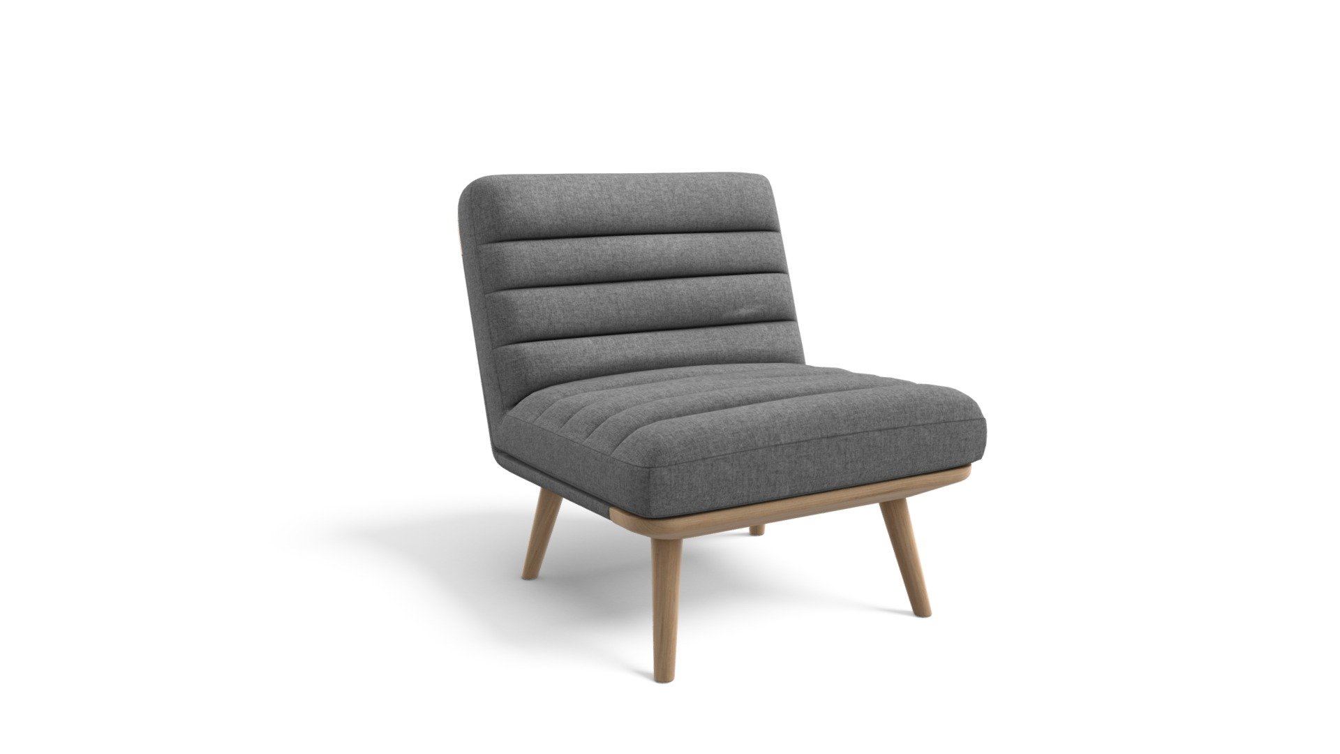 Gustav Accent Chair, Marl Grey