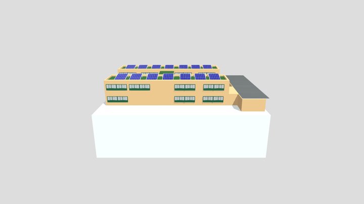 Escola Prédio Principal 3D Model