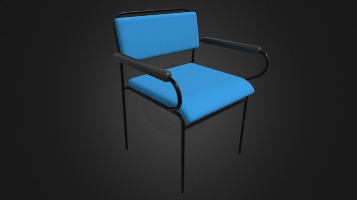 Cheap chair Highpoly(Vray) 3D Model