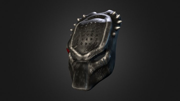 Predator Mask 3D Model