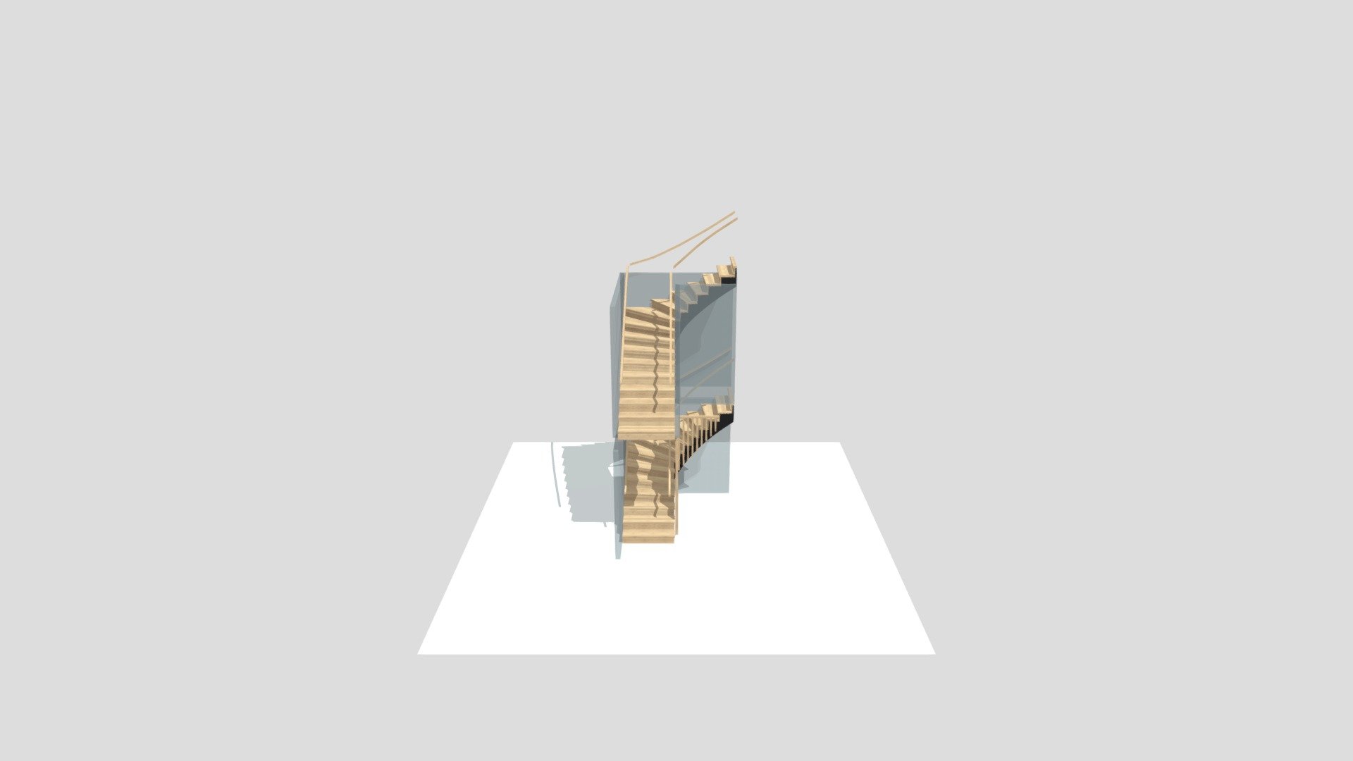 23474 svarte vanger - 3D model by Tydal Trappefabrikk AS ...