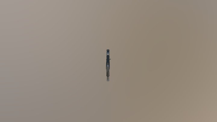 Sci-Fi Rifle 3D Model