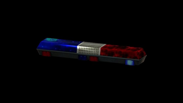 Police Car Lightbar – Modello 3D gratuito STL