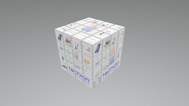 solar campus cube 3D Model