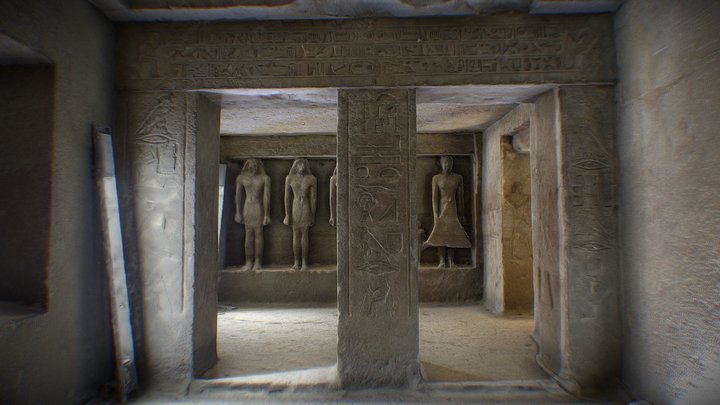 The Mastaba of Qar (G 7101) 3D Model