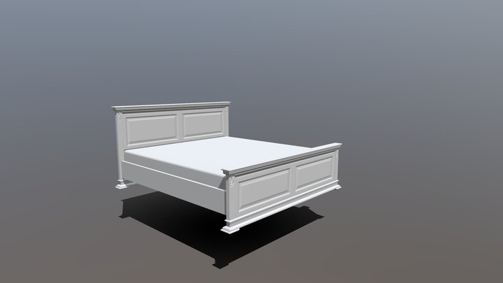 Кровать 3D Model