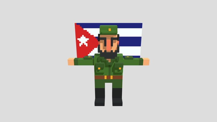 Fidel Castro 3D Model