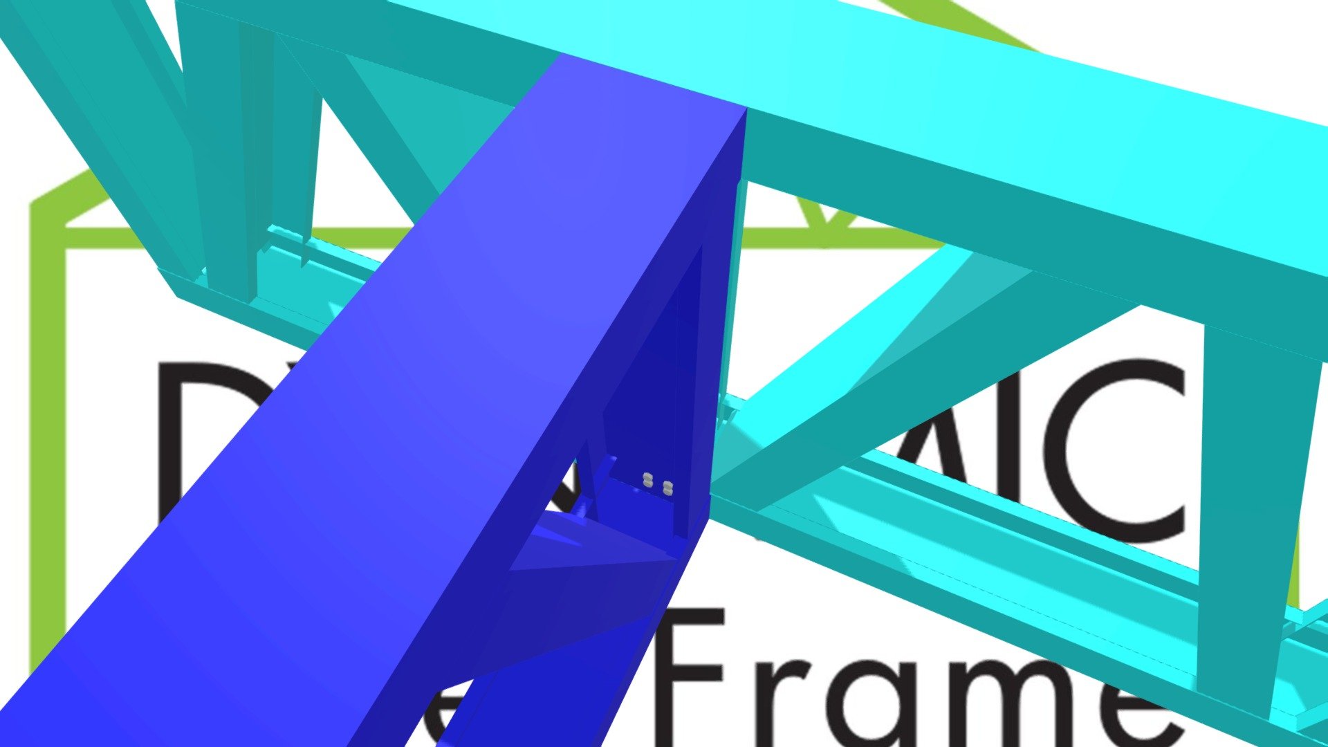 joist connection bearer 3D model by Dynamic Steel Frame