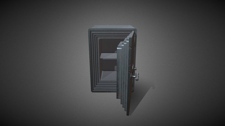 Old Safe 3D Model