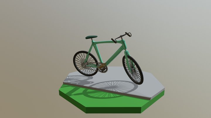 Hero model bike 3D Model