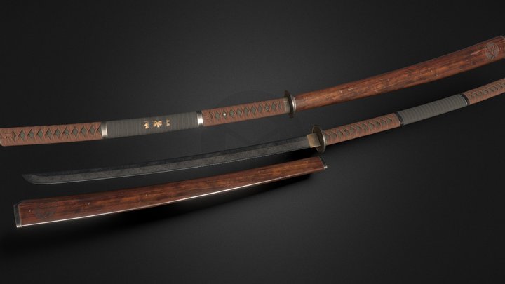 Samurai-sword 3D models - Sketchfab