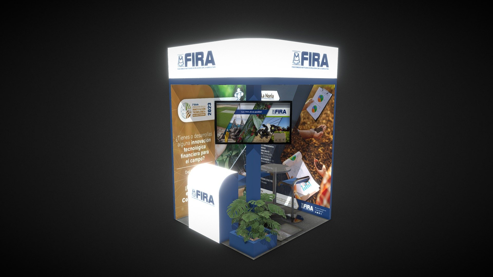Stand FIRA - 3D model by Zich [3b71788] - Sketchfab