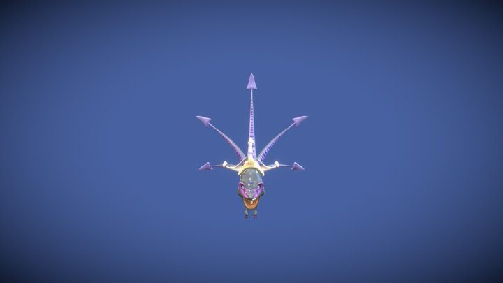 Sea Monster 3D Model